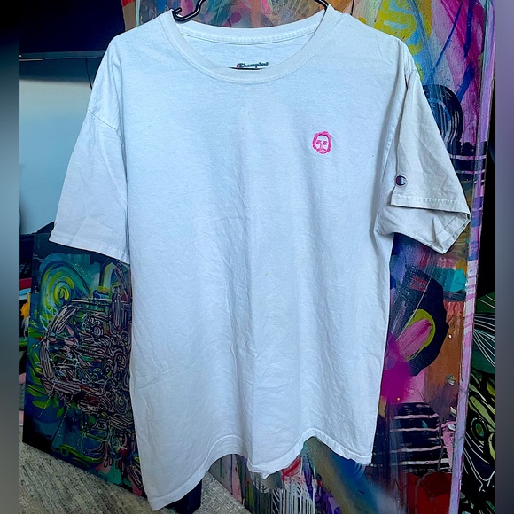 Rare White Unisex Champion T-Shirt - Picture 1 of 1